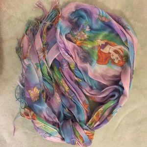 Little Mermaid fringed scarf.